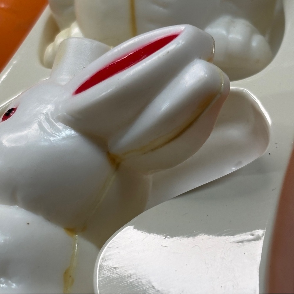 Vintage Carrot N Bunny Lights Blow Mold String Lights Easter - Picture 13 of 14